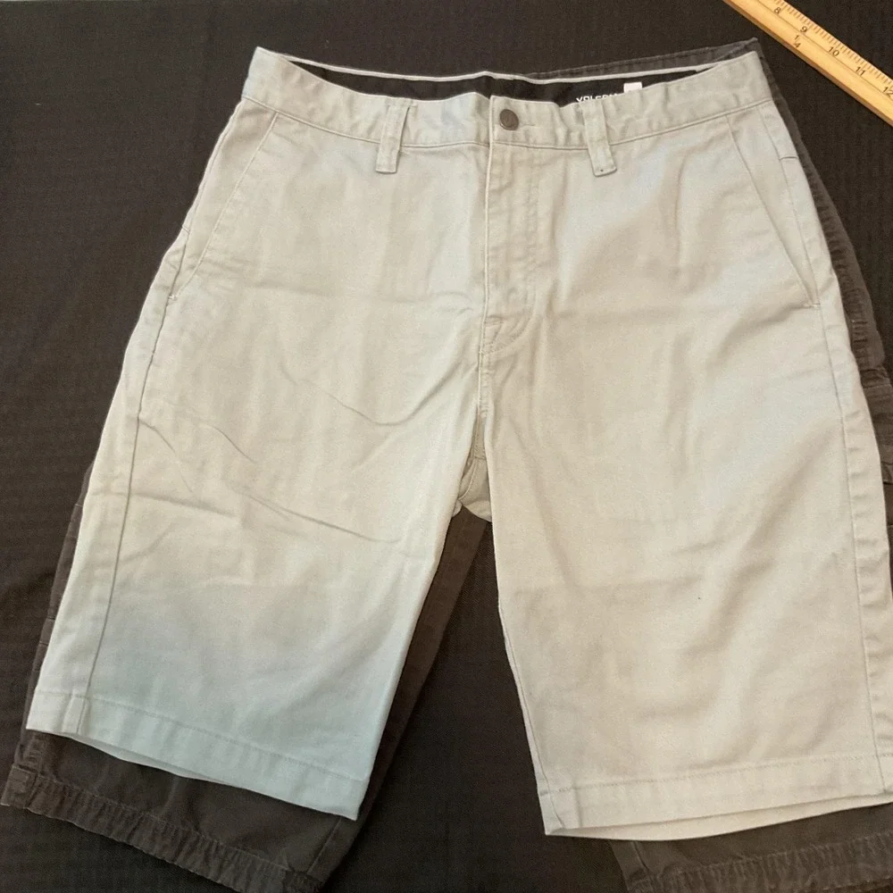 Volcom/Ring of Fire Shorts Lot‎ 2 Mens 30 Multicolor Chino Cargo Pockets Summer